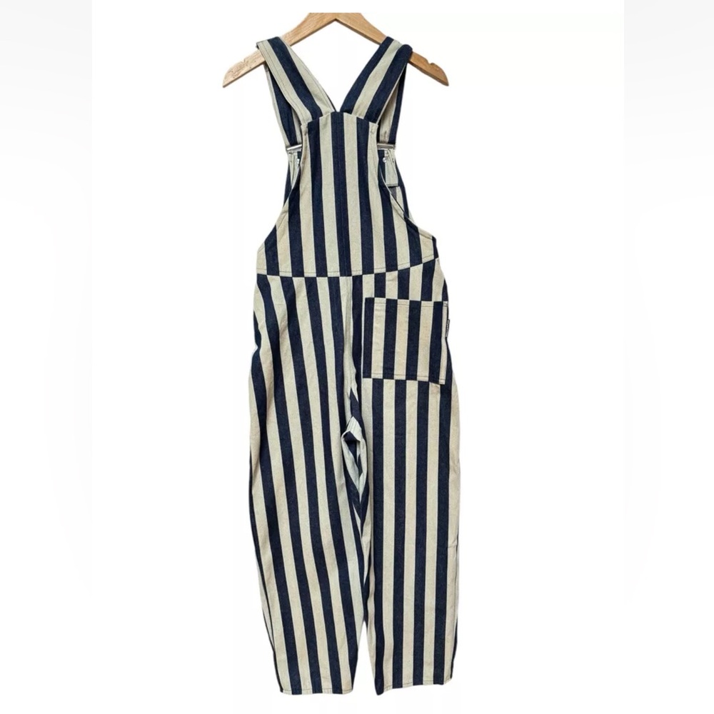 Rare Barracuda Brand Women’s Sz Small Navy/White Jumpsuit Handmade in USA - Picture 2 of 7